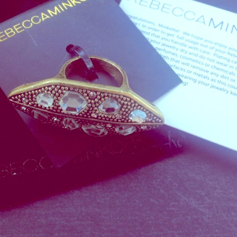 Rebecca Minkoff on trend crystal ring